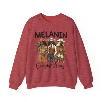 Melanin Cowgirl Swag Sweatshirt | Bold Western Style