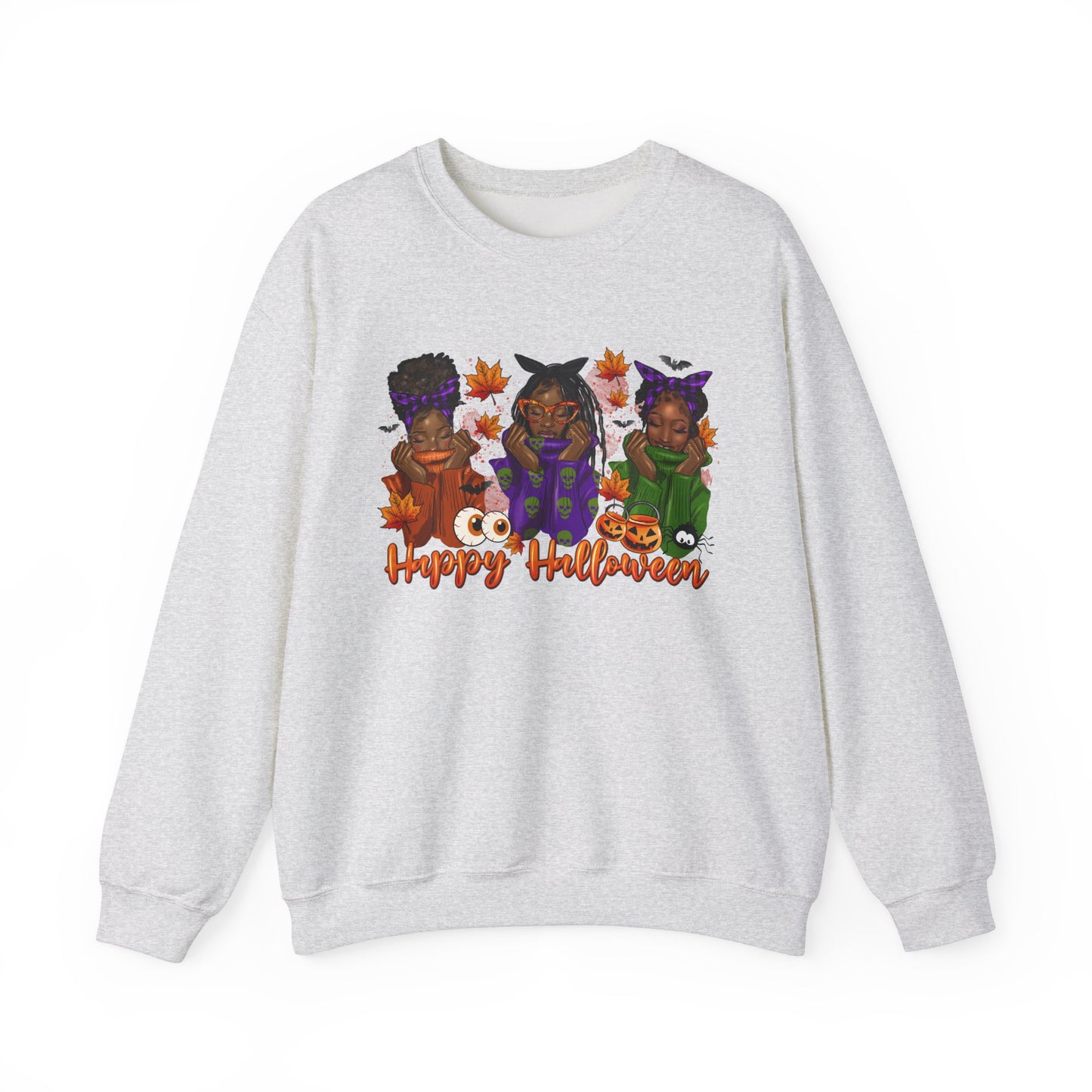 Happy Halloween Sweatshirt | Spooky Season Afrocentric Sweatshirt