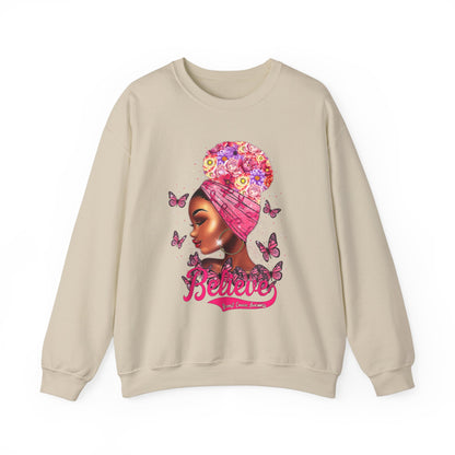 Believe in Strength 💪 Breast Cancer Awareness Sweatshirt 🎀