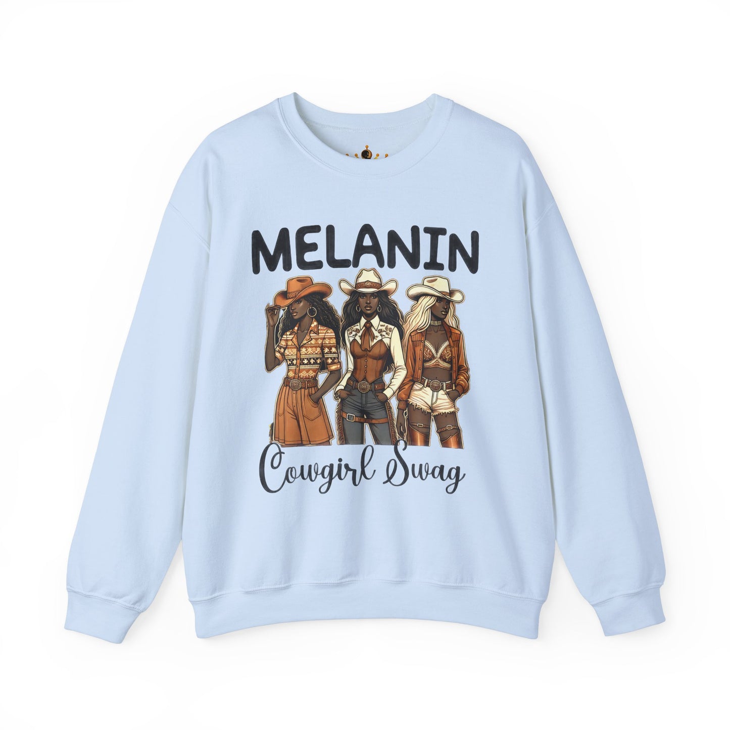 Melanin Cowgirl Swag Sweatshirt | Bold Western Style