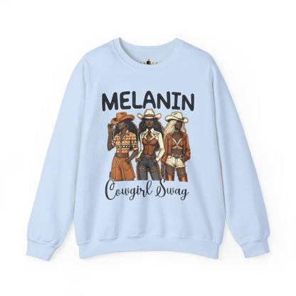 Melanin Cowgirl Swag Sweatshirt | Bold Western Style