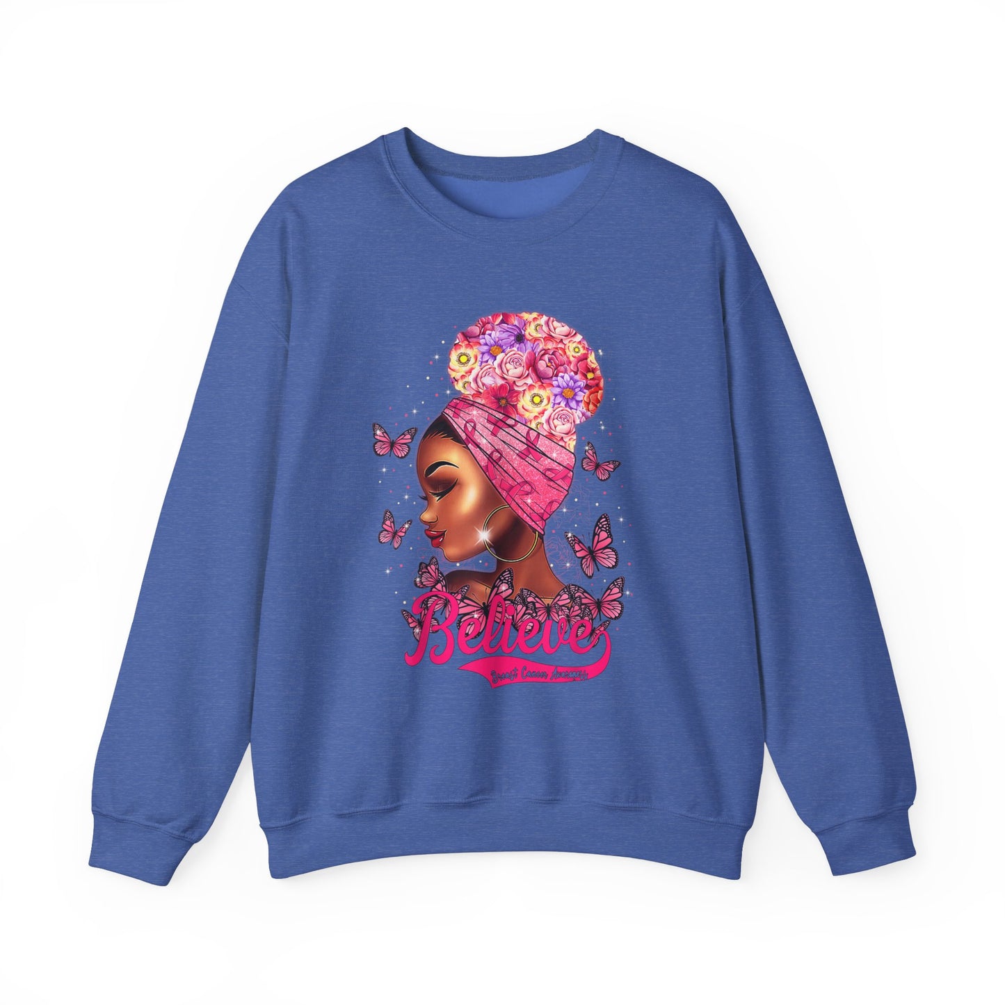 Believe in Strength 💪 Breast Cancer Awareness Sweatshirt 🎀