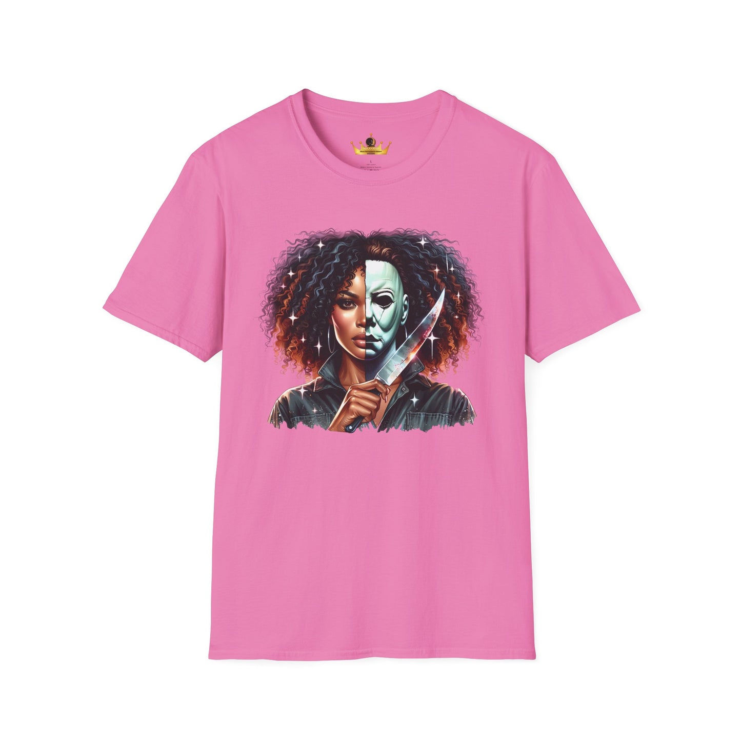 Black Woman Michael Myers Tee | Horror-Inspired Halloween Style