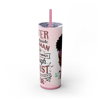 Christian Skinny Tumbler 20oz | Inspirational Gift for Women