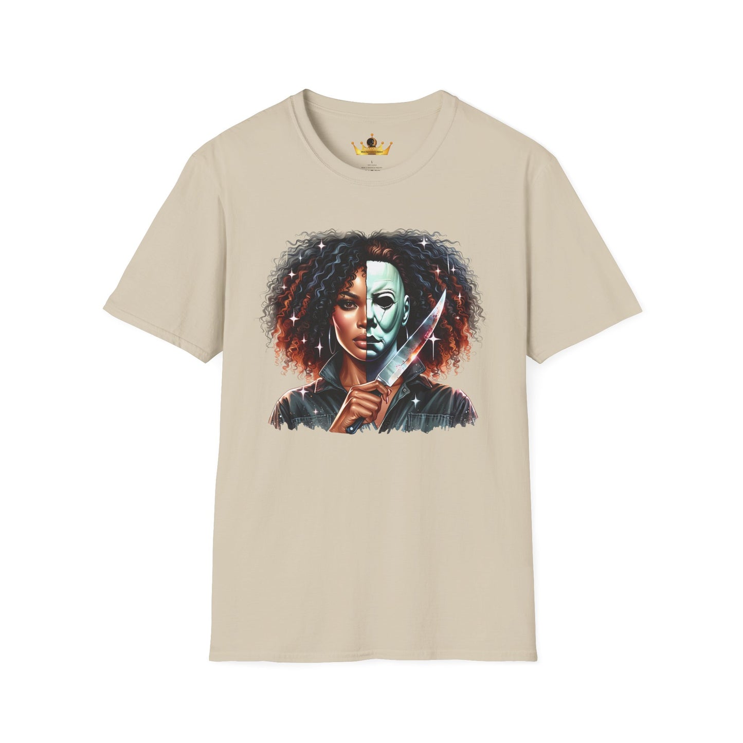 Black Woman Michael Myers Tee | Horror-Inspired Halloween Style