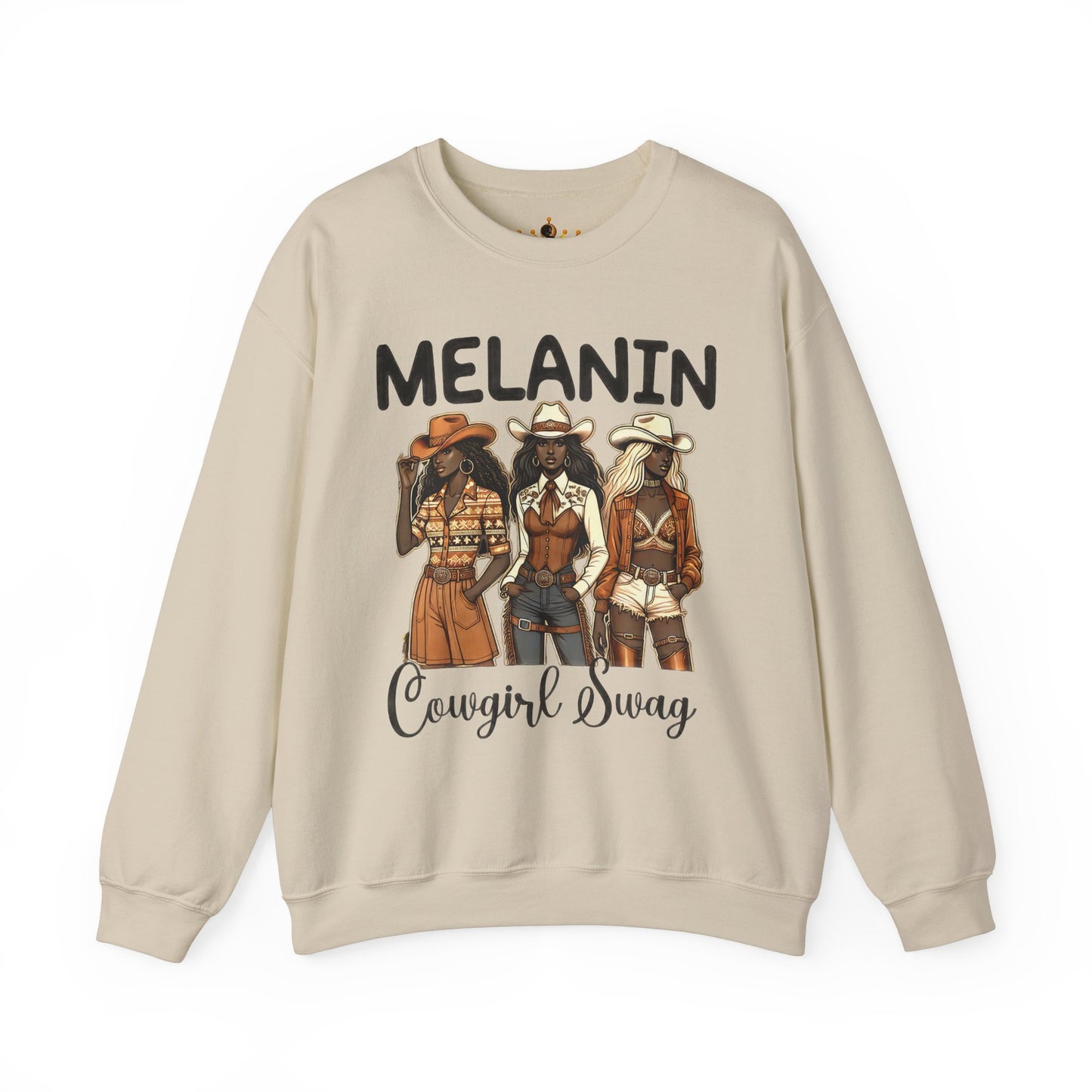 Melanin Cowgirl Swag Sweatshirt | Bold Western Style