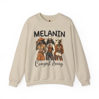 Melanin Cowgirl Swag Sweatshirt | Bold Western Style