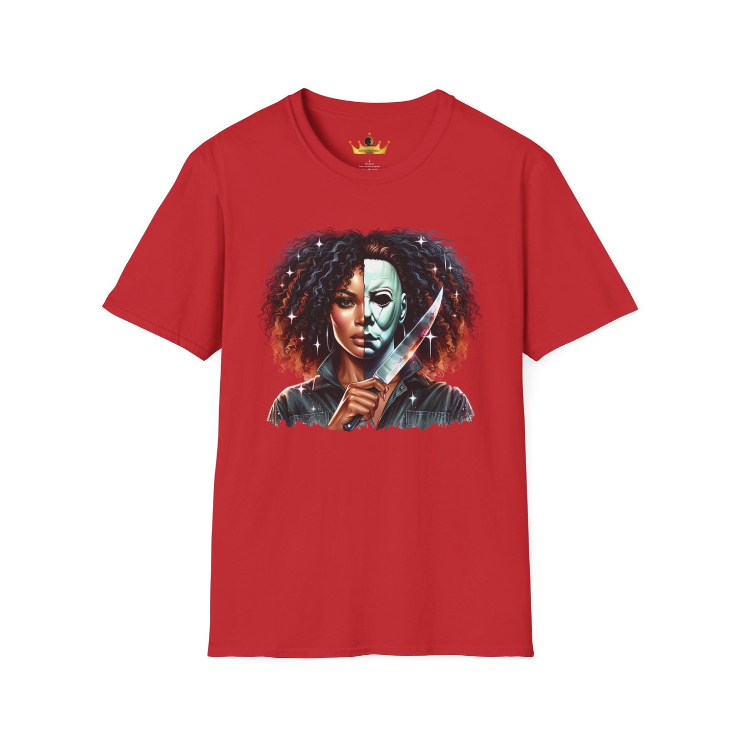 Black Woman Michael Myers Tee | Horror-Inspired Halloween Style