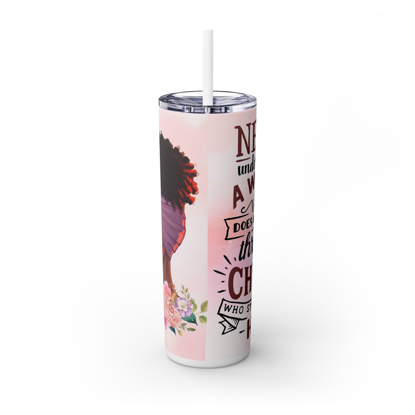 Christian Skinny Tumbler 20oz | Inspirational Gift for Women