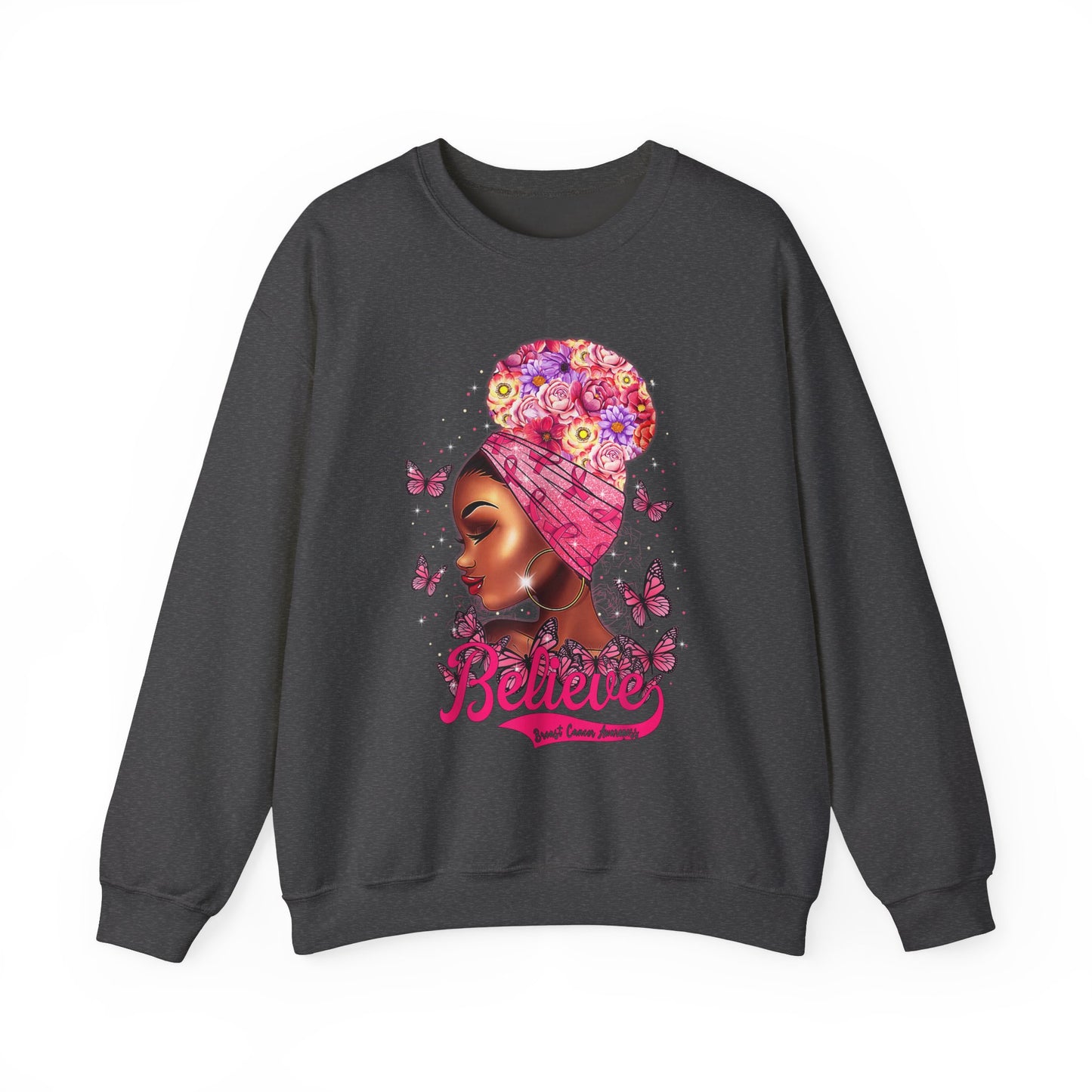 Believe in Strength 💪 Breast Cancer Awareness Sweatshirt 🎀