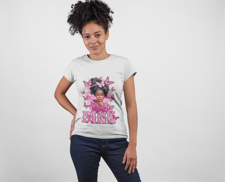 Think Pink Breast Cancer Survivor Tee