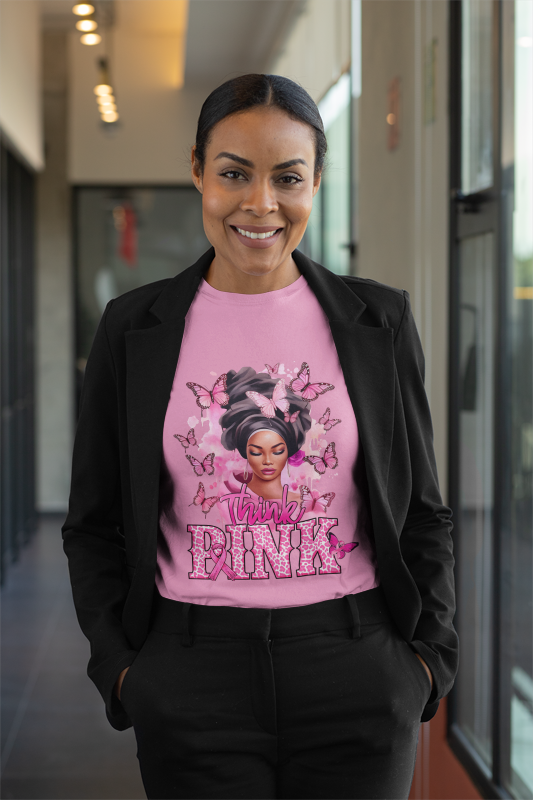 Think Pink Breast Cancer Survivor Tee