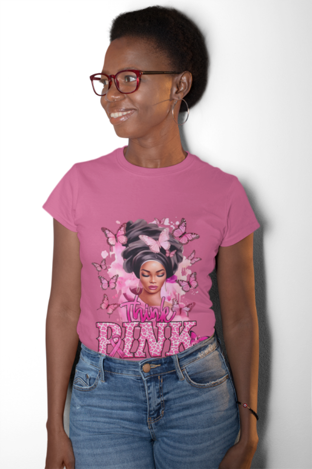 Think Pink Breast Cancer Survivor Tee