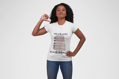 A.N.G.R.Y. Black Woman Tee