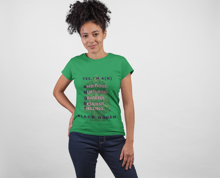 A.N.G.R.Y. Black Woman Tee