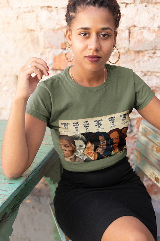 Harriet Led, Rosa Sat, Ruby Walked: Black Women Leadership Tee