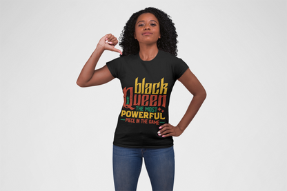 Black Queen Empowerment Tee – Bold Statement for Women