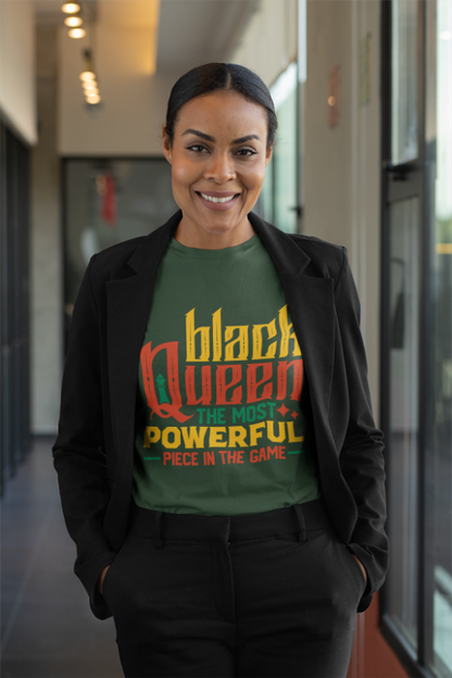 Black Queen Empowerment Tee – Bold Statement for Women