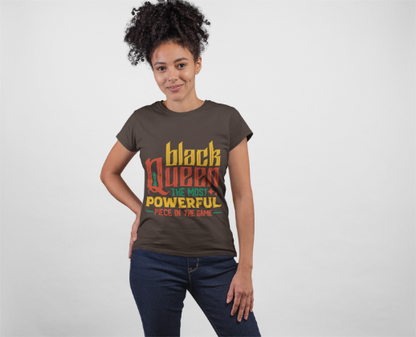 Black Queen Empowerment Tee – Bold Statement for Women