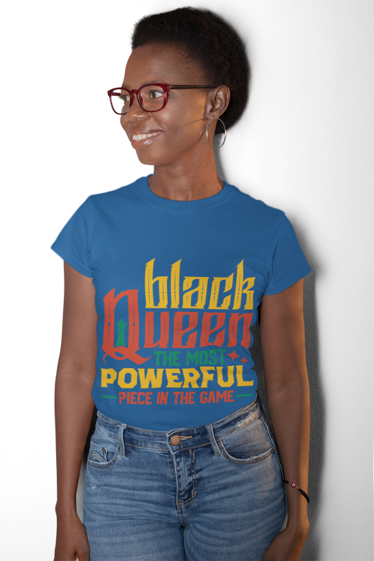 Black Queen Empowerment Tee – Bold Statement for Women