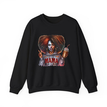 Black Woman Pennywise Sweatshirt | Spooky Horror Fan Must-Have