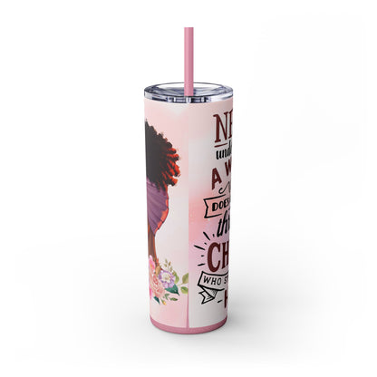 Christian Skinny Tumbler 20oz | Inspirational Gift for Women