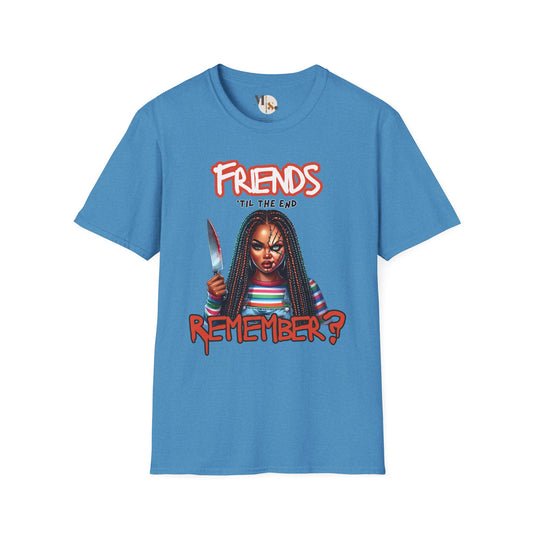 Friends Till the End Halloween Tee | Black Girl Horror Shirt 👻🖤