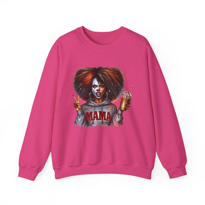 Black Woman Pennywise Sweatshirt | Spooky Horror Fan Must-Have