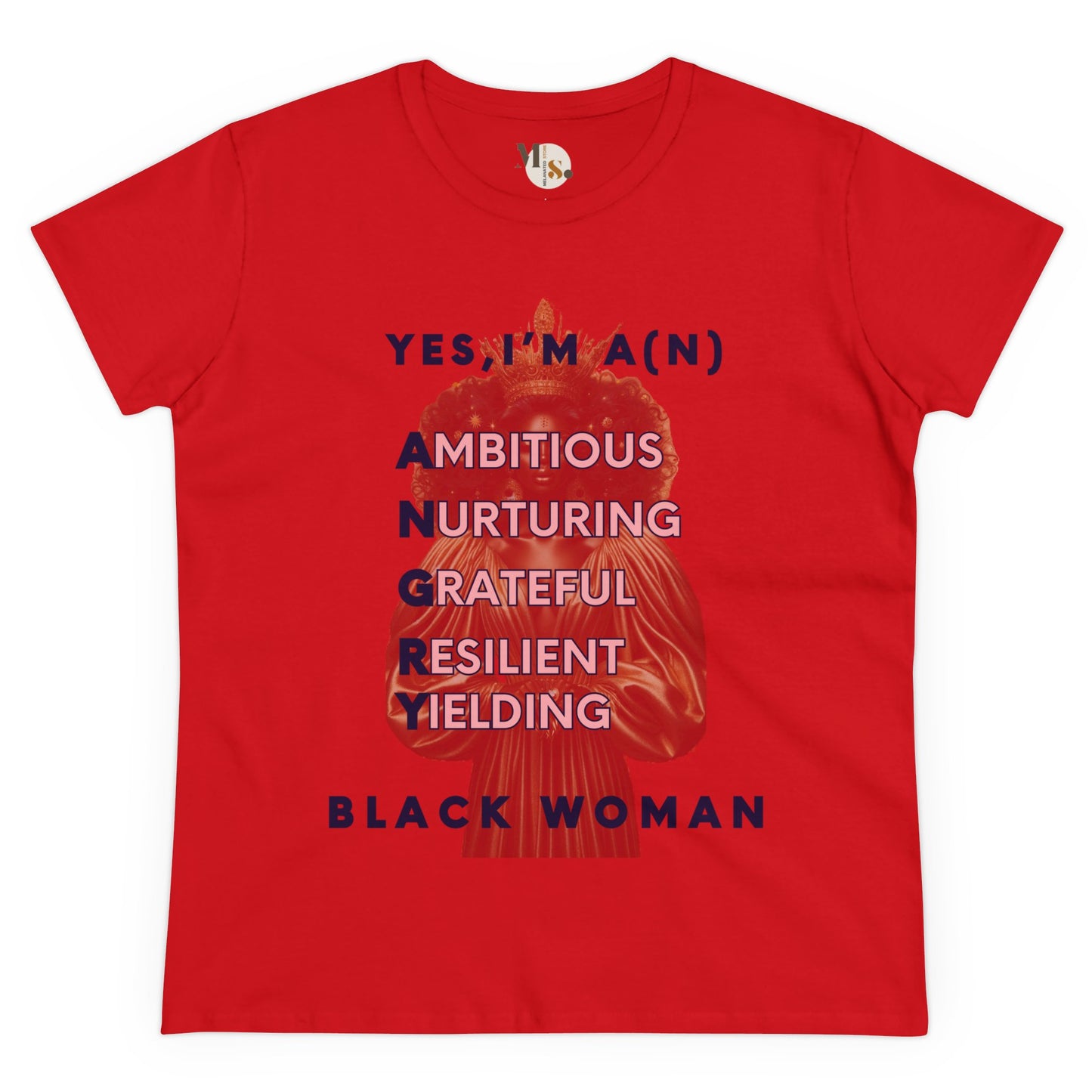 A.N.G.R.Y. Black Woman Tee