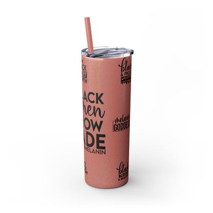 Black Women Throw Shade Tumbler | 20 oz Reusable Drinkware