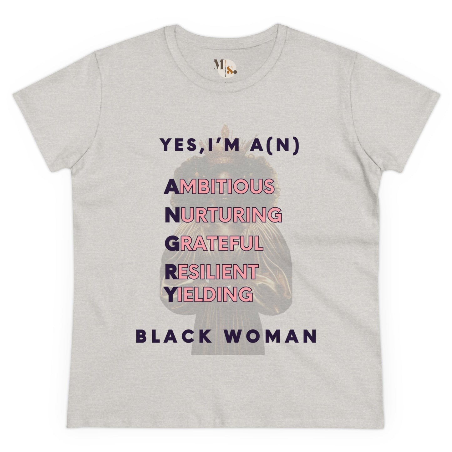 A.N.G.R.Y. Black Woman Tee