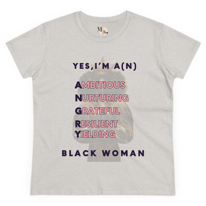 A.N.G.R.Y. Black Woman Tee