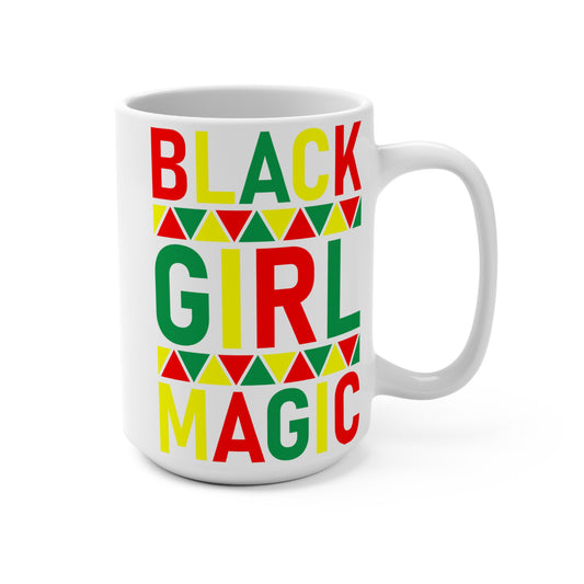 Black Girl Magic Mug - 15 oz Ceramic Coffee Cup | Empower & Inspire