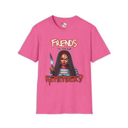 Friends Till the End Halloween Tee | Black Girl Horror Shirt 👻🖤