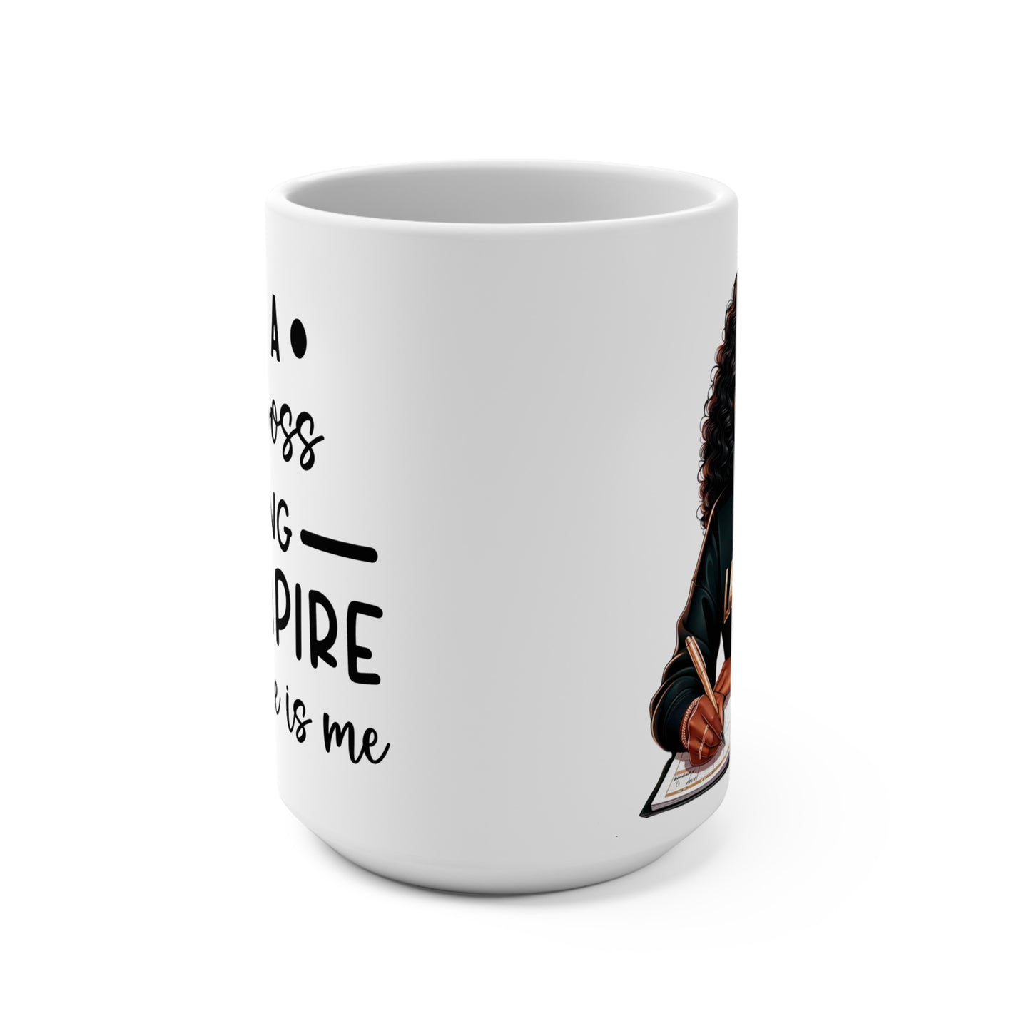 Lady Boss Mug | Empowering 15 oz Coffee Cup