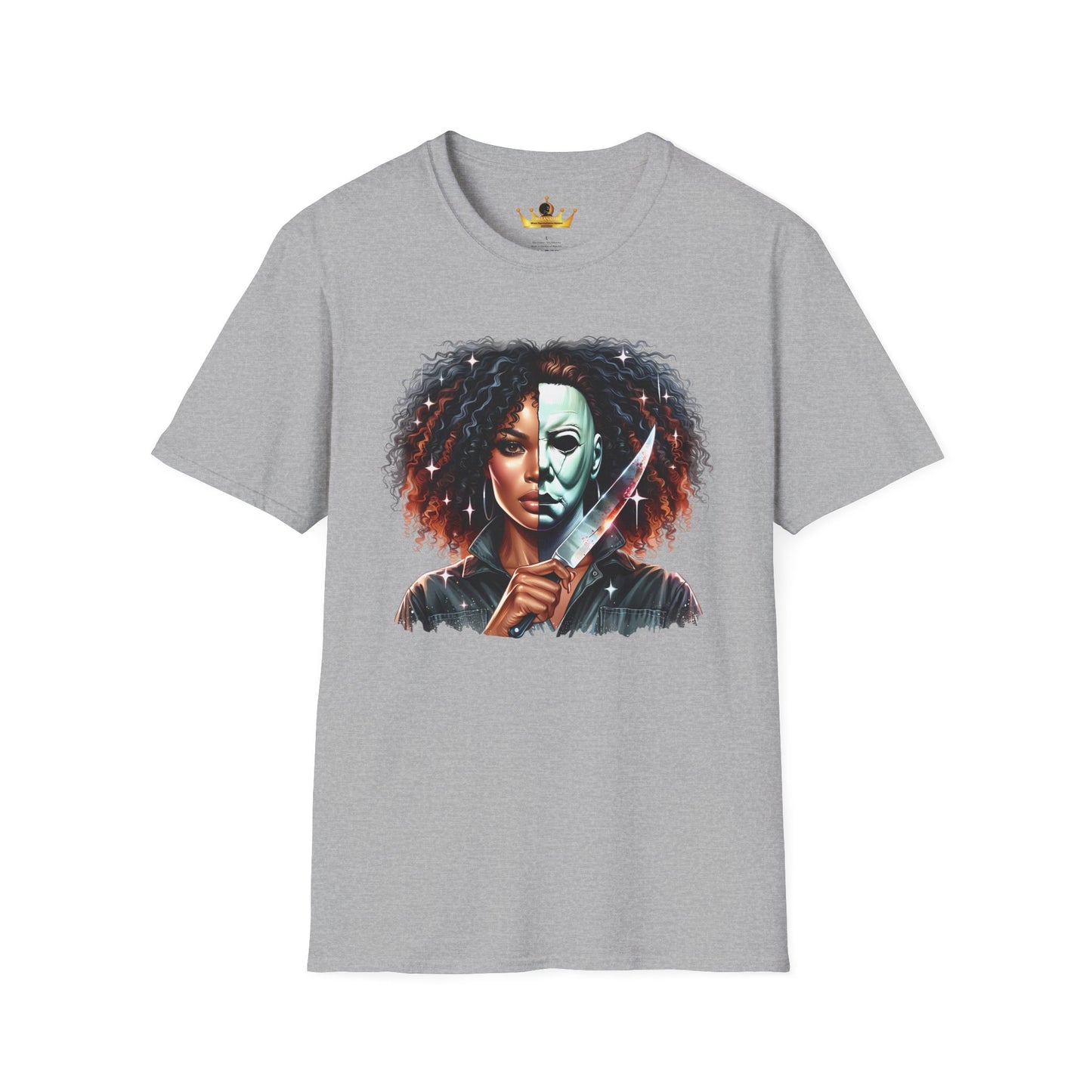 Black Woman Michael Myers Tee | Horror-Inspired Halloween Style