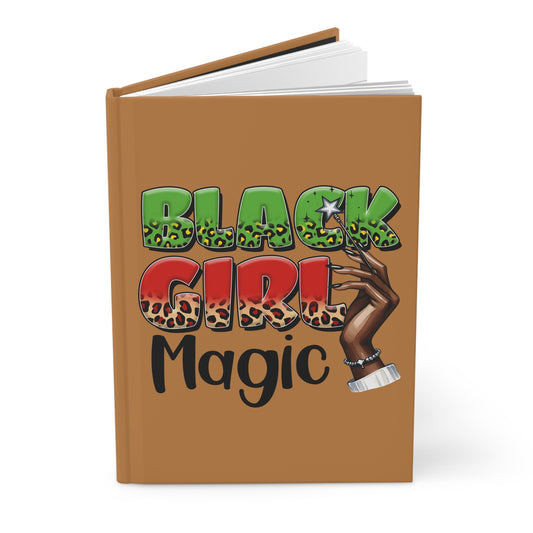 Black Girl Magic Hardcover Journal Matte