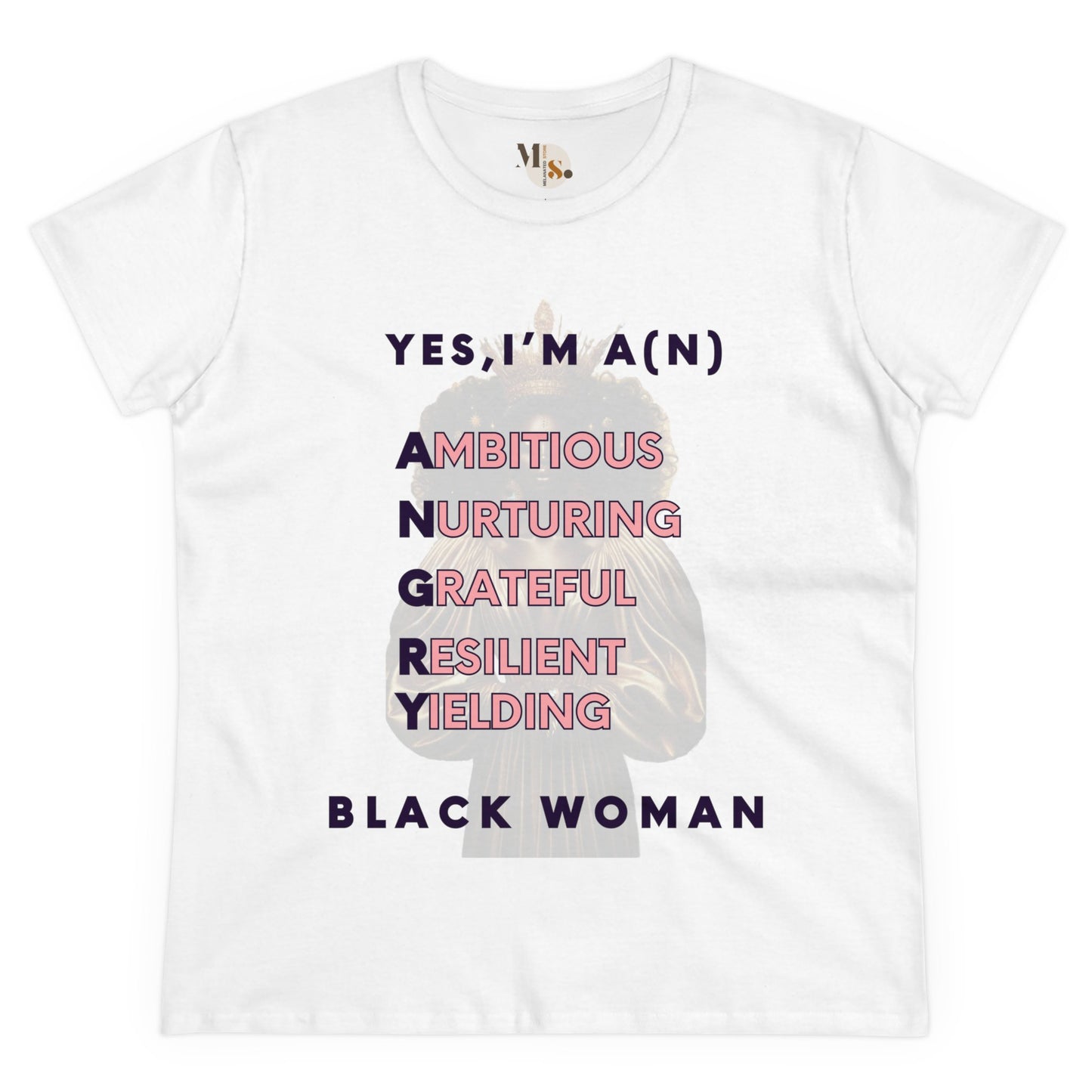 A.N.G.R.Y. Black Woman Tee