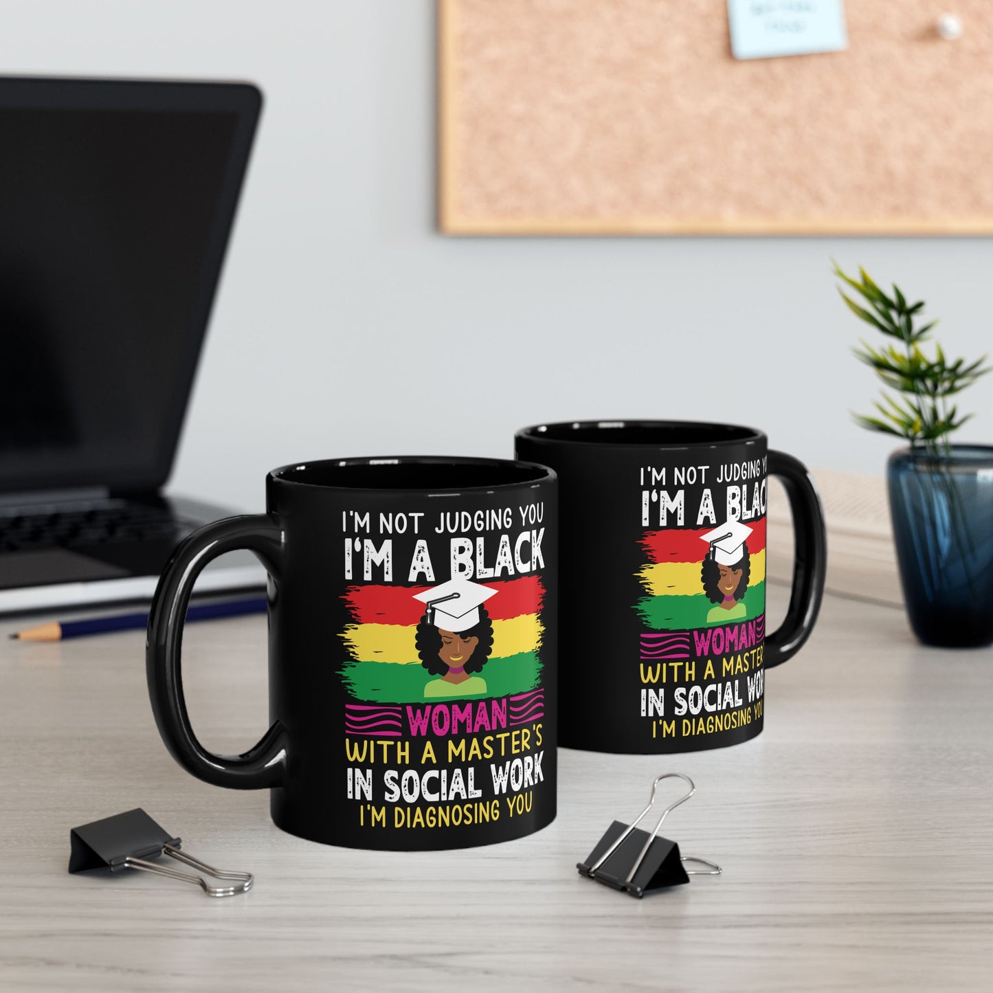 I'm a Black Social Worker Mug | Empowerment Gift 15oz