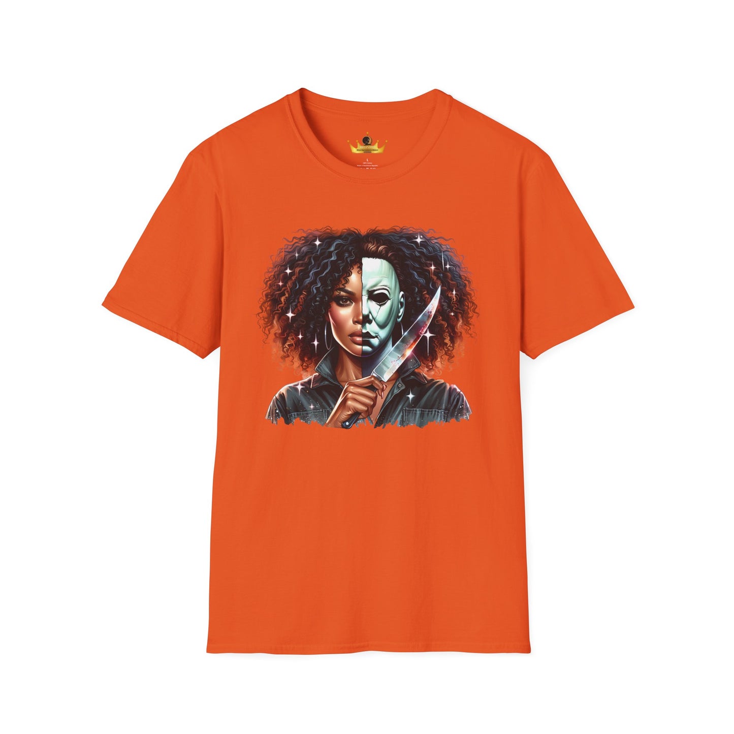 Black Woman Michael Myers Tee | Horror-Inspired Halloween Style