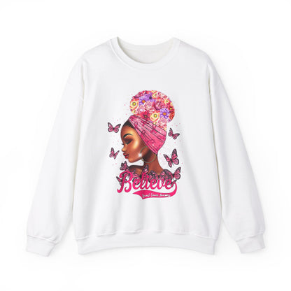 Believe in Strength 💪 Breast Cancer Awareness Sweatshirt 🎀