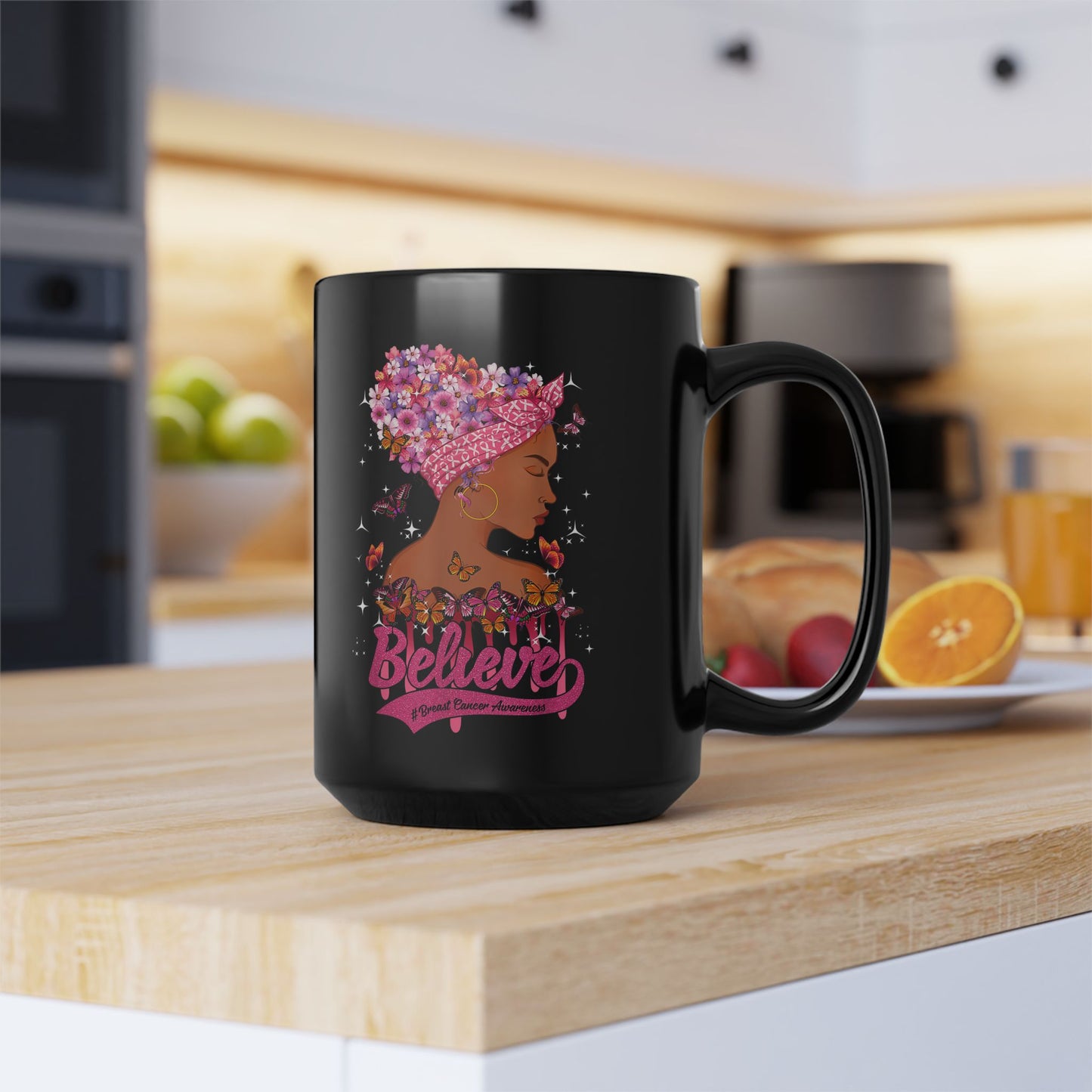 Believe Breast Cancer Awareness Mug | Support & Empower Now